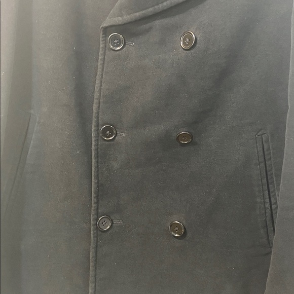 Banana Republic Double Breasted Men’s Peacoat (Black, Size L) - Picture 14 of 14